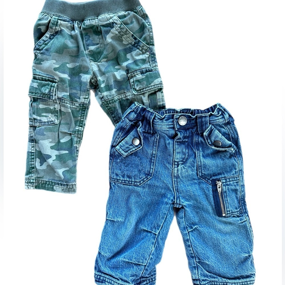 Roots & Nevada  6-12 Month Boys Pants Bundle